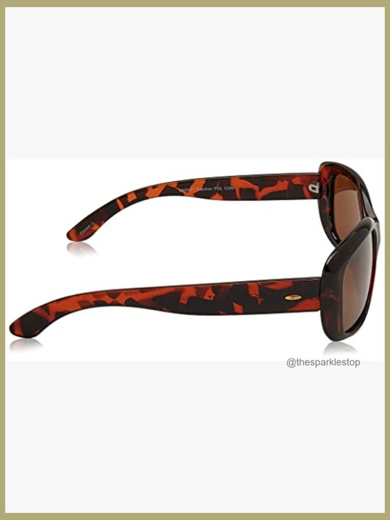 Plastic Wrap Sunglasses with Polarized Lenses and UV Protection